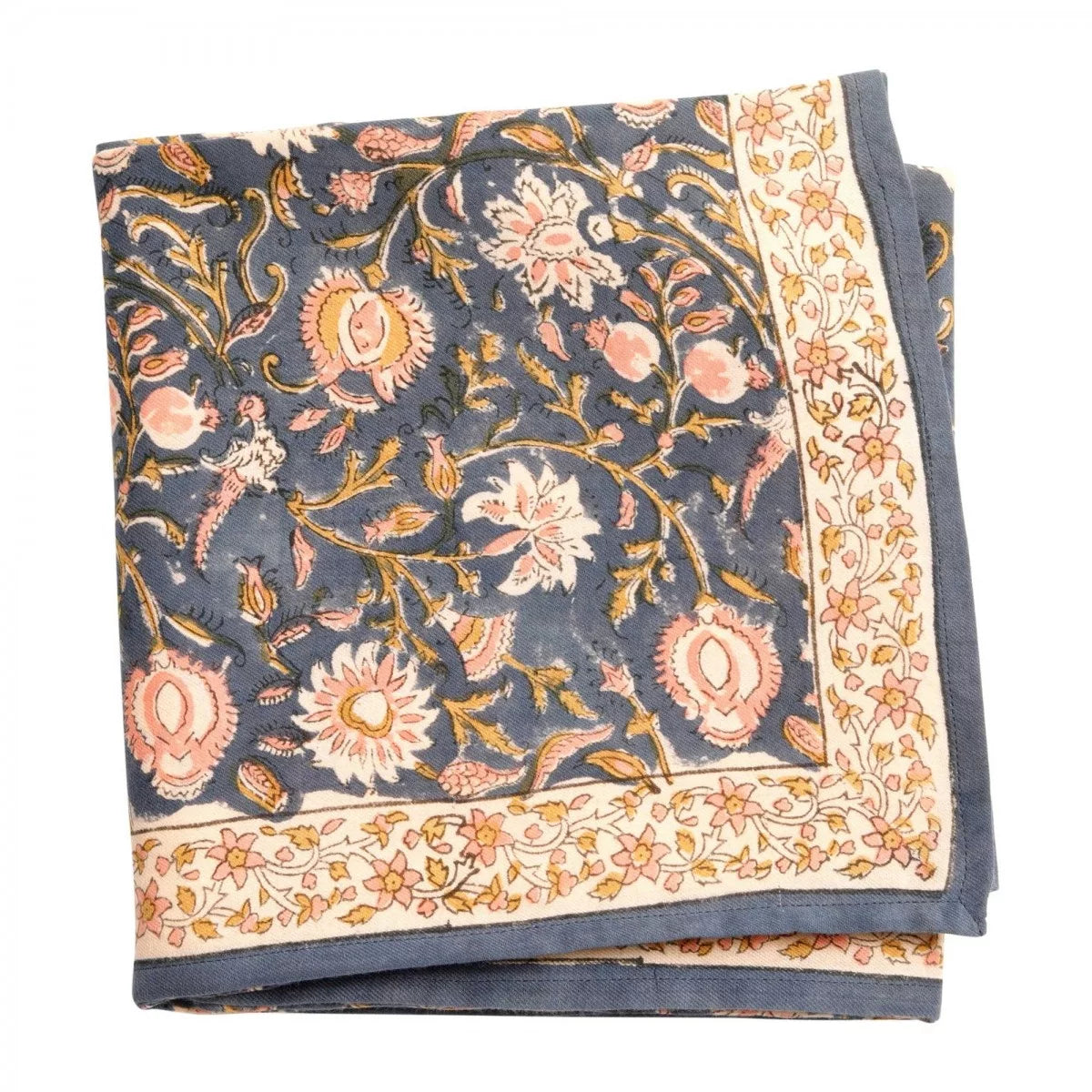 Foulard Indien - Miraj Indigo grand