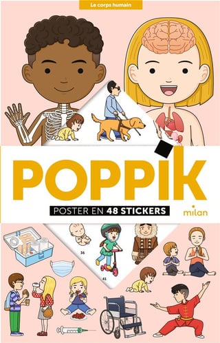 POSTER SUR LE CORP HUMAIN / POPPIK